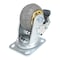 Vestil Flat-Free Swivel With Total Brake Caster 4 In. Diameter x 2 In. Width 440 lb Dark Gray CST-VE-4X2FF-SWTB - alternate 7